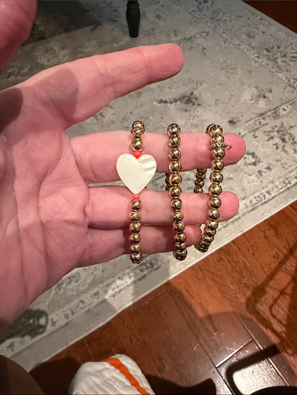 Beautiful Gold Plated Stretch Bracelet Trio